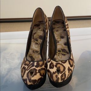Leopard stilettos